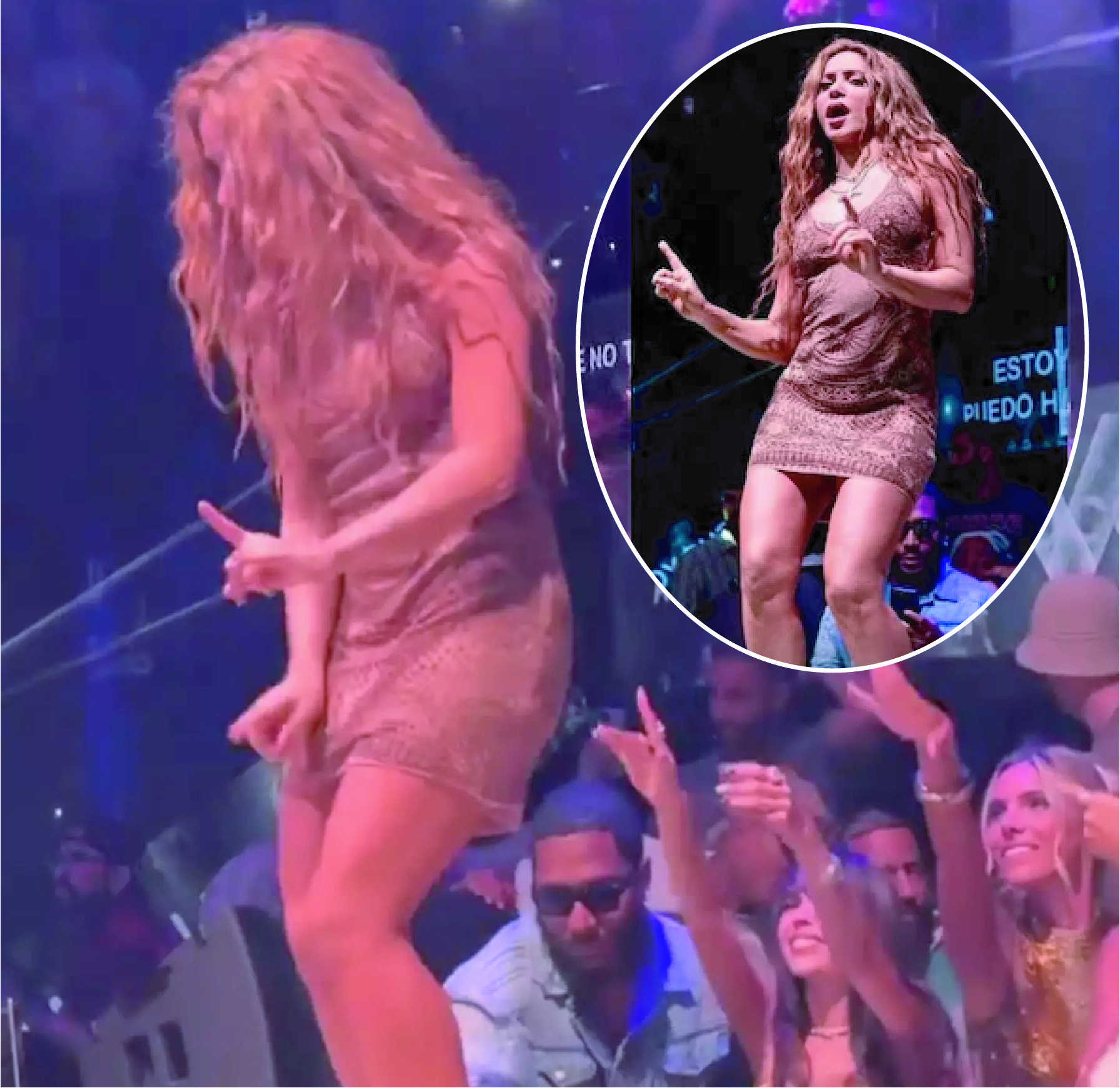 Shakira abruptly leaves the stage after a fan is caught trying to ‘film up her dress’ during her performance, leaving the audience stunned.