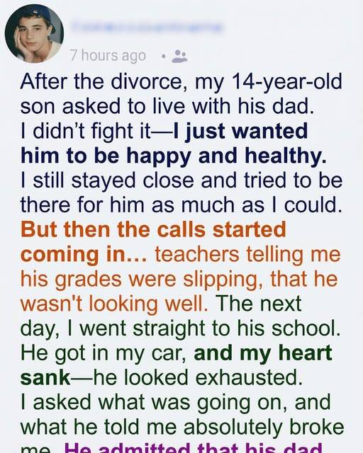 I Discovered the Real Reason My Son Was Struggling After Moving in With His Dad